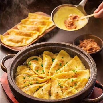 农家烤蛋饺
